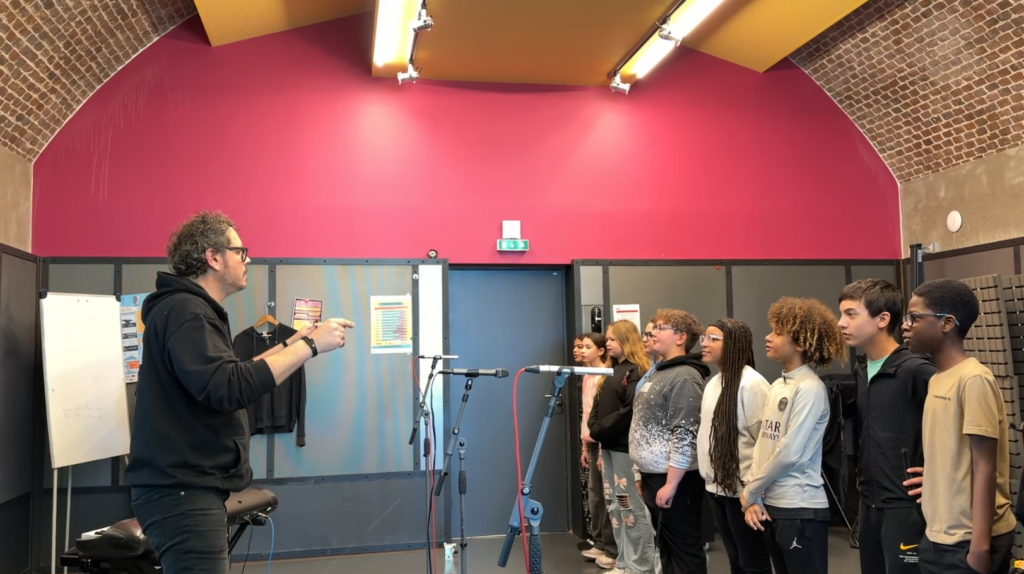 ‘Makeba’ Musique et lutte contre le racisme 3 Visite REC Gilles